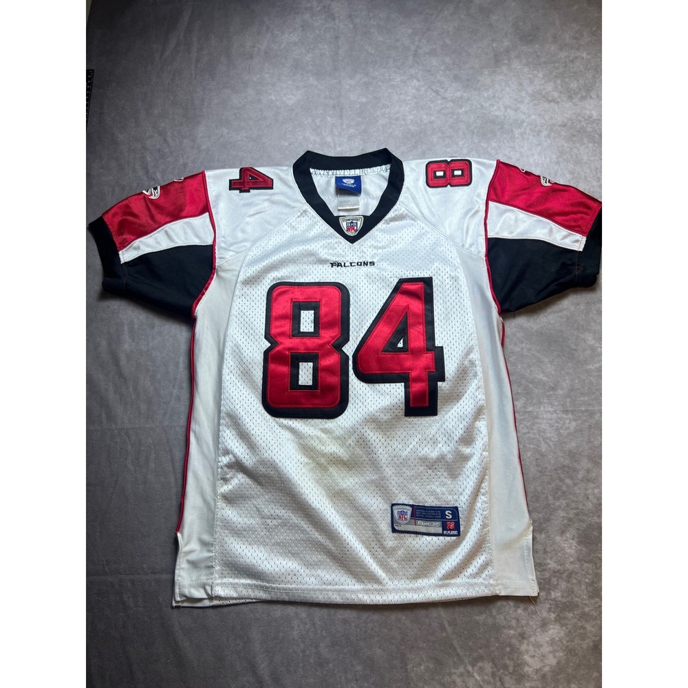 Reebok NFL Falcons Roddy White Boys Jersey Small 10-12 White 84 Football Sports